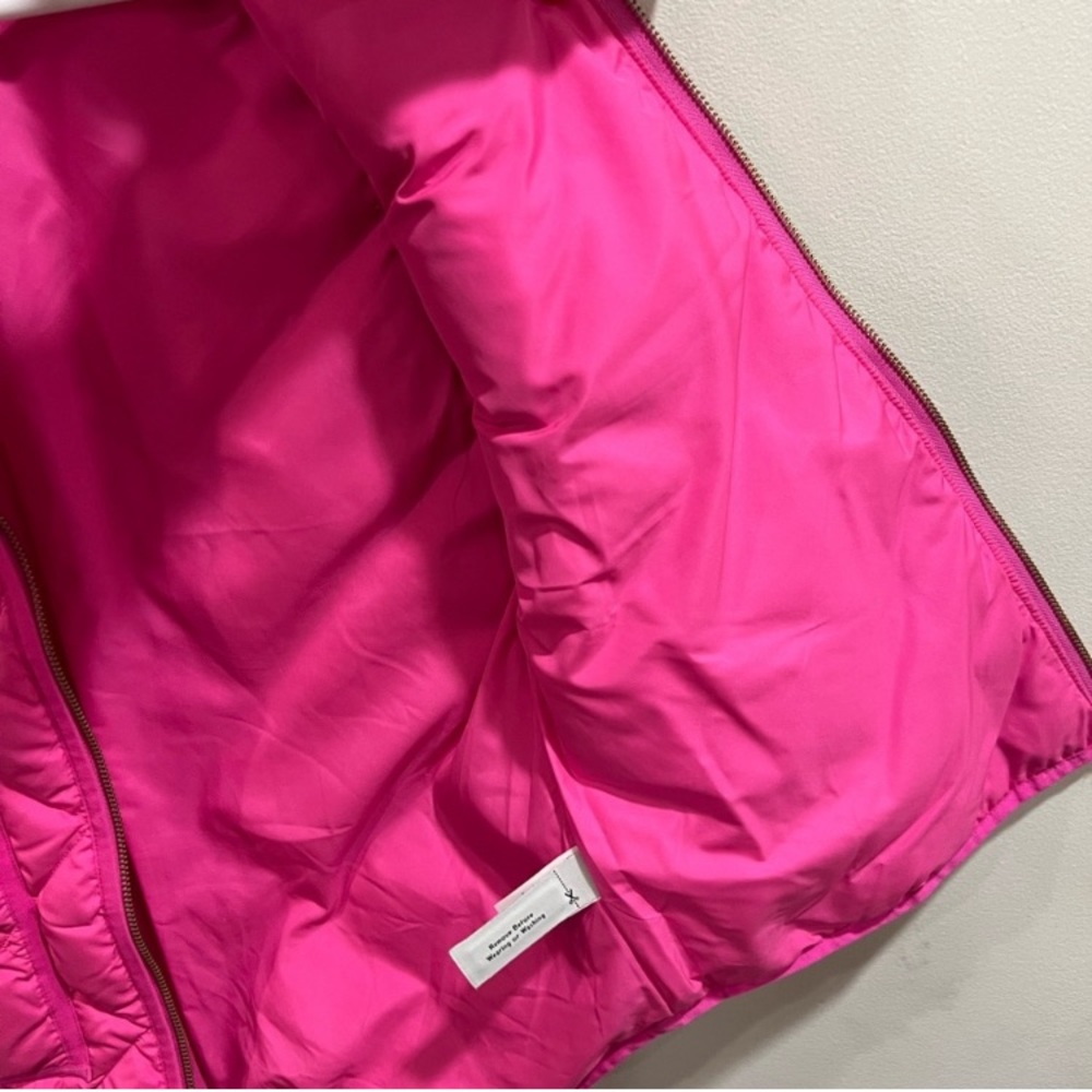 J. CREW Excursion Puffer Vest 70% Down Hot Pink - XS - Picture 10 of 11